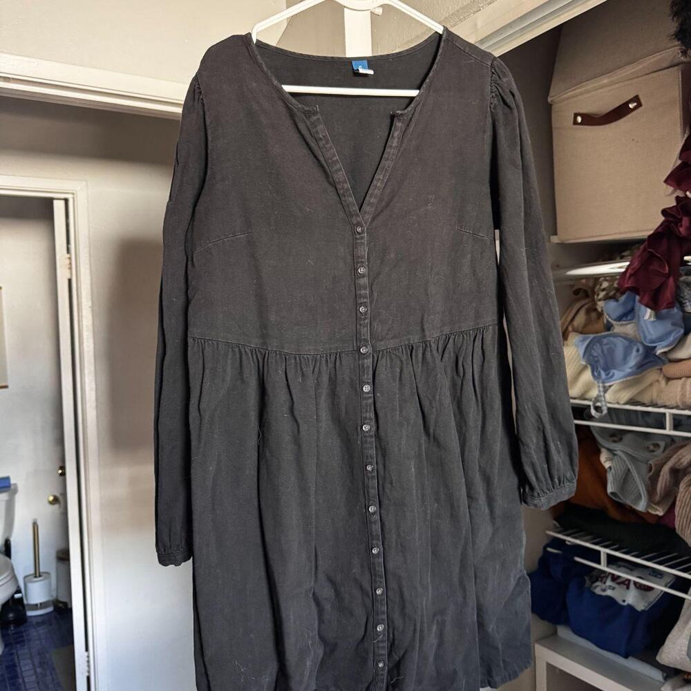 Easy black old navy dress
